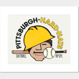 Defunct Pittsburgh Hard Hats Softball / Baseball Team Posters and Art